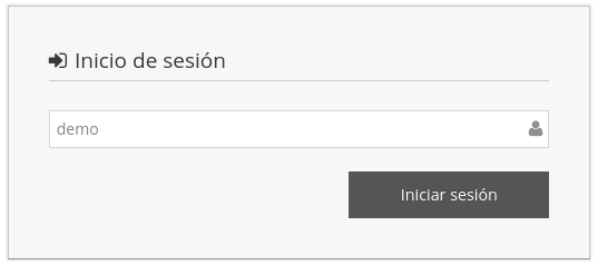 Login Usuario demo